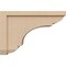 Ekena Millwork 8"W x 24"D x 16"H Classic Bryant Rough Cedar Woodgrain TimberThane Corbel, Primed Tan CORUR08X24X16BRYRCPR - alternate 4